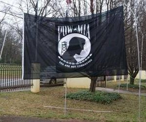 POW/MIA Double Knitted Nylon 4 x 6 Flag