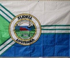 Slidell Louisiana Flag Nylon Embroidered 3 x 5