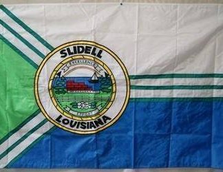 Slidell Louisiana Flag Nylon Embroidered 3 x 5