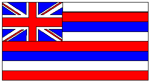 State of Hawaii Flag - HI Flags Outdoor Nylon Embroidered 4 X 6 ft.