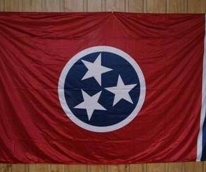 Tennessee Knitted Nylon 5 x 8 Flag