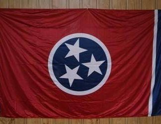 Tennessee Knitted Nylon 5 x 8 Flag