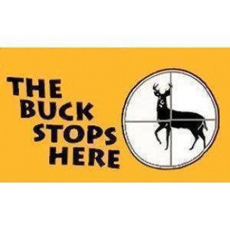The Buck Stops Here Flag 3 X 5 ft. Standard