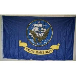 U.S. Navy Flag Outdoor Double Knitted Nylon 4 x 6