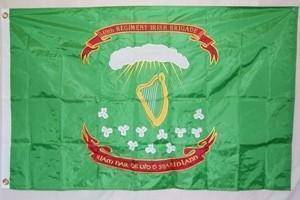 69th Irish Regiment Brigade Flag - Nylon Embroidered 3 x 5 ft.