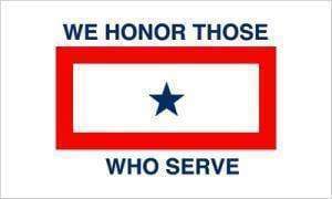 We Honor Those Who Serve Flag 3 X 5 ft. Standard