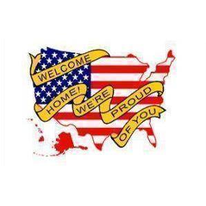 Welcome Home We're Proud of You Flag 3 X 5 ft. Standard