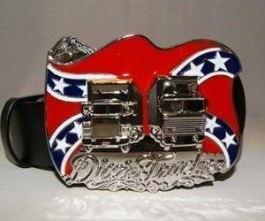 Dixie Trucker Belt Buckle
