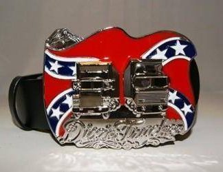 Dixie Trucker Belt Buckle