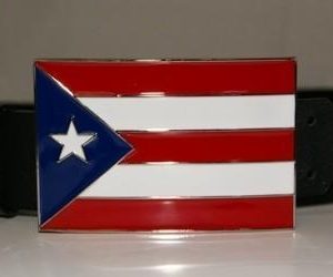 Puerto Rico Belt Buckle