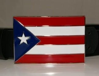 Puerto Rico Belt Buckle