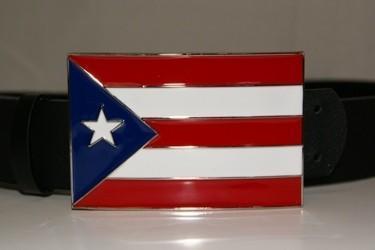Puerto Rico Belt Buckle