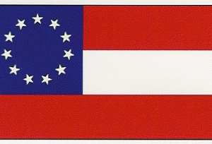 First national Confederate Flag - 11 Stars in a circle - Stars & Bars - 3 X 5 ft. - Standard