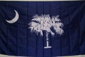 State of South Carolina Flag 3 X 5 ft. Outdoor Nylon Printed Flag