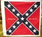 Palmetto Guard Flag of South Carolina SS SCV Cotton Sewn Flag 52 x 52 Inch