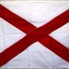 Alabama Double Nylon Embroidered Flag 4 X 6 ft.