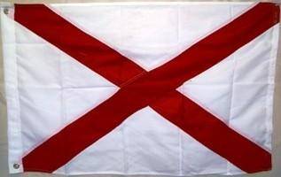 Alabama Double Nylon Embroidered Flag 4 X 6 ft.