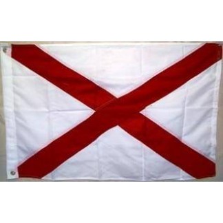 Alabama Double Nylon Embroidered Flag 5 x 8 ft Jumbo
