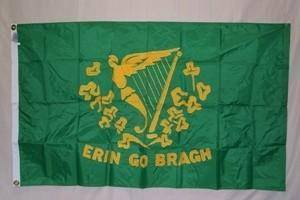 Erin Go Bragh Flag - Nylon Embroidered 3 x 5 ft.