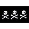 Pirate Flag- Christopher Condent Flag - 3 Skull 3 X 5 ft. Standard