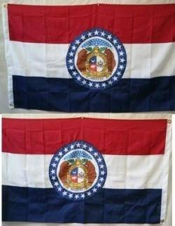 Missouri Flag Nylon Embroidered Sewn 3 x 5 ft.