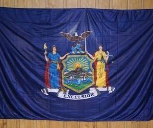 New York Flag State of NY Flags - Outdoor Nylon 3 x 5 ft