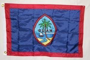 U.S. Territory Guam Flag Nylon Embroidered 3 x 5 ft.