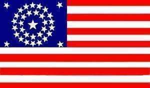 USA 34 Star Circle Flag 3 X 5 ft. Standard