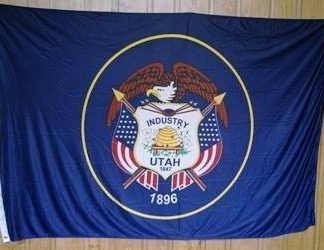 Utah Knitted Nylon 3 x 5 Flag