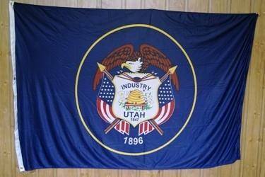 Utah Knitted Nylon 3 x 5 Flag