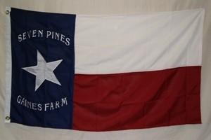 Hood's Texas Brigade Double Nylon Embroidered Flag 3 x 5 ft.