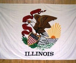 Illinois Flag - IL Flags Outdoor Nylon 3 x 5 ft