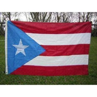 Puerto Rico Flag Double Nylon Embroidered 4 x 6 ft.